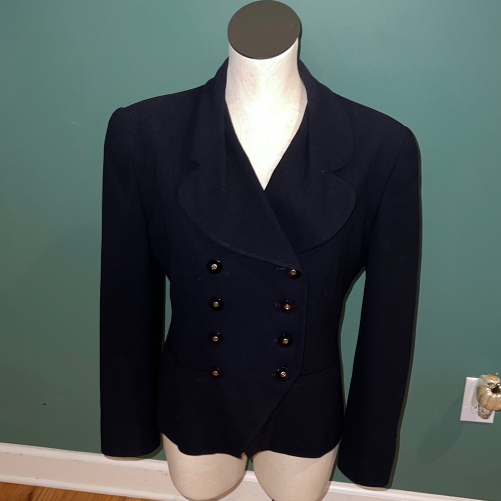 Evan-Picone Double Breasted Wool lined blazed size‎ 6